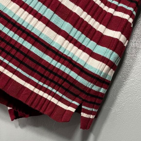 Lane Bryant Sweater Plus Size 22 24 Preppy Striped Stretch Ribbed Knit Y2K Retro - Picture 3 of 11